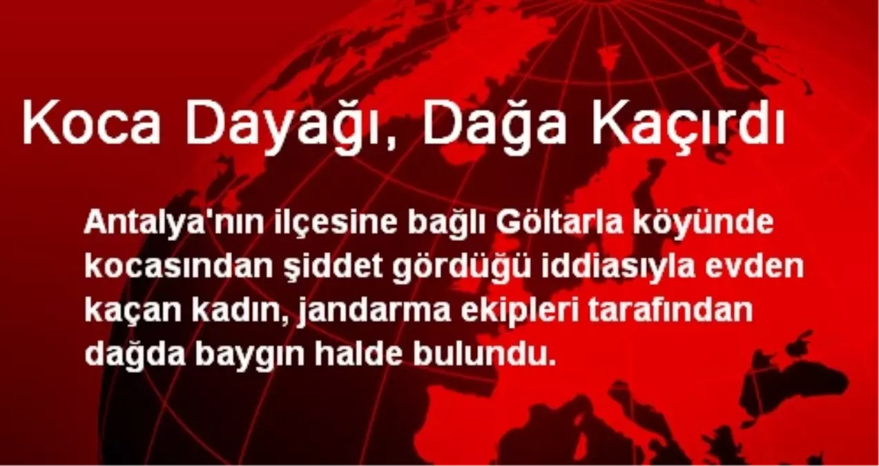 Koca Dayağı, Dağa Kaçırdı