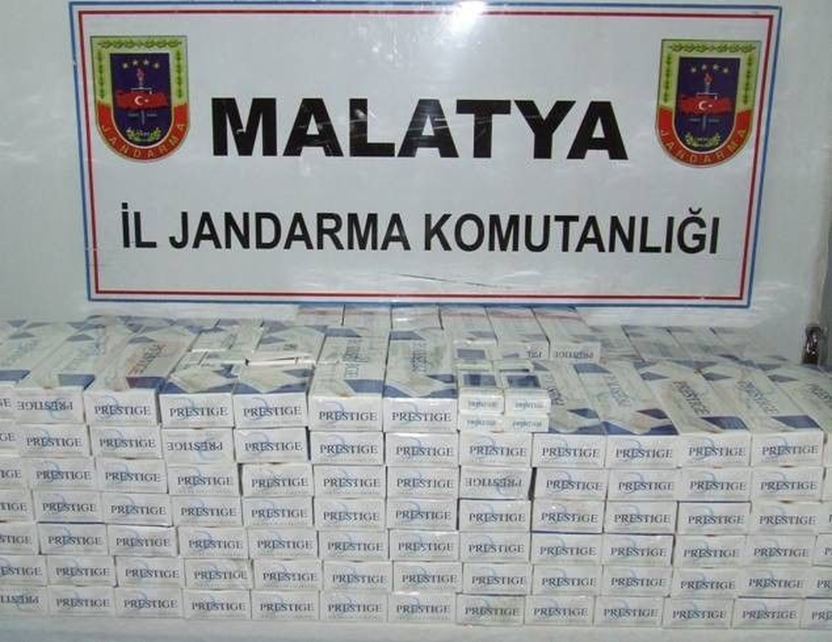 Malatya'da Kaçak Sigara Operasyonu