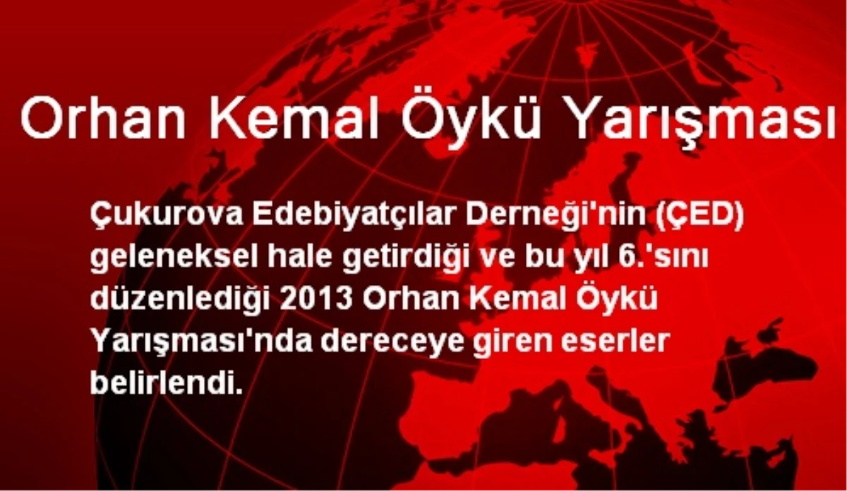 Orhan Kemal Öykü Yarışması
