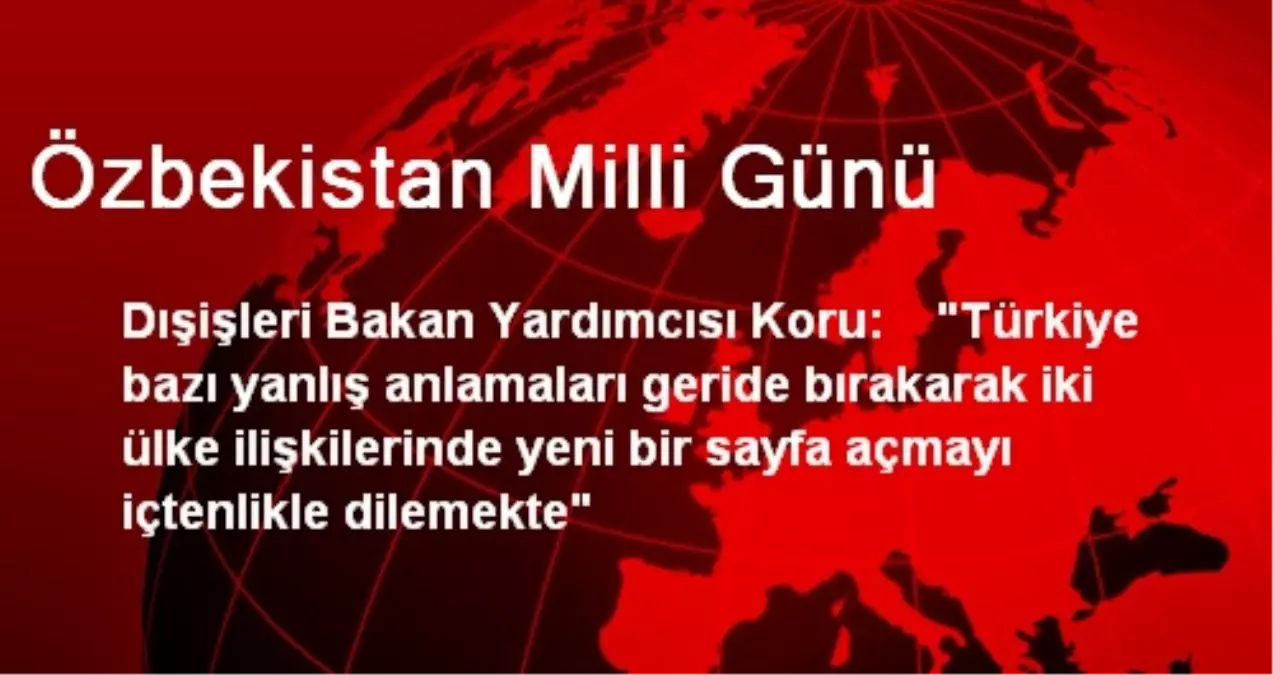 Özbekistan Milli Günü