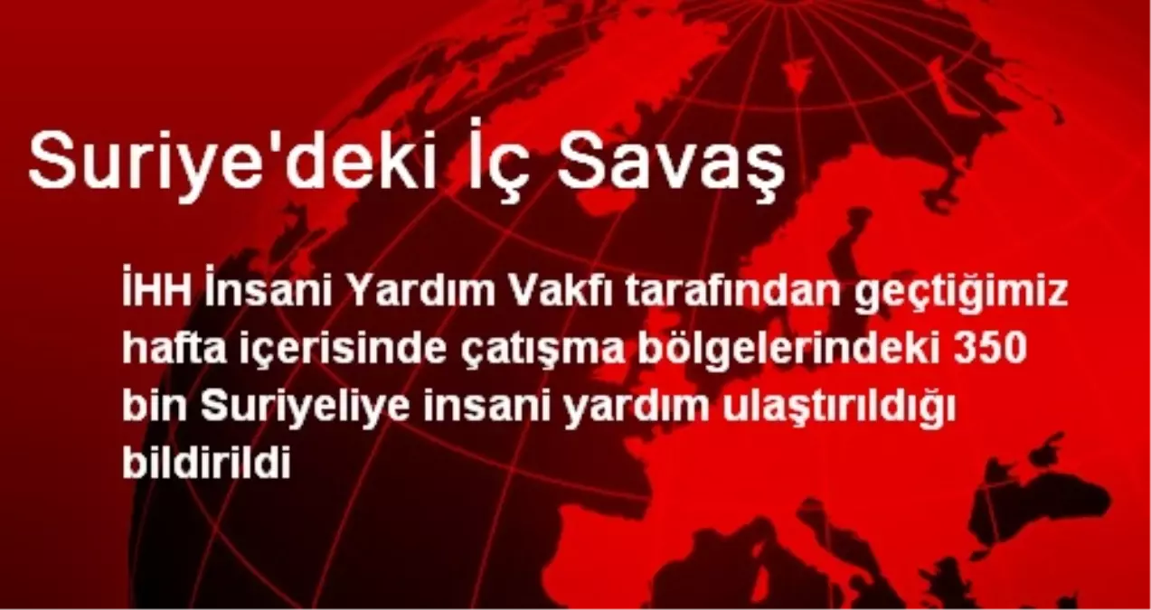 Suriye\'deki İç Savaş