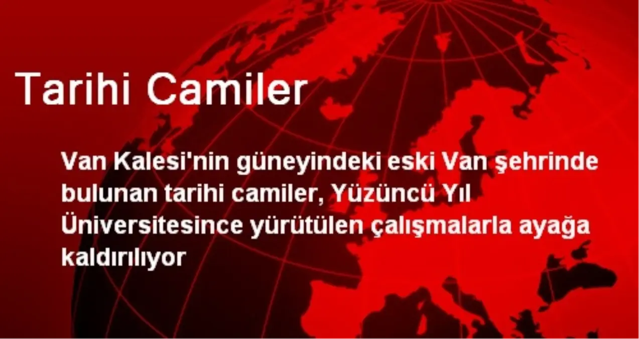 Tarihi Camiler