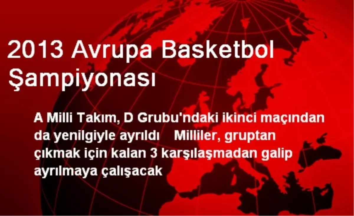 2013 Avrupa Basketbol Şampiyonası