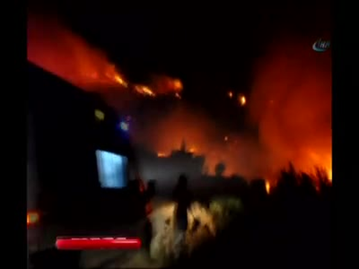 Alanya\'da 4 Ev ve 35 Hektar Ormanlık Alan Kül Oldu