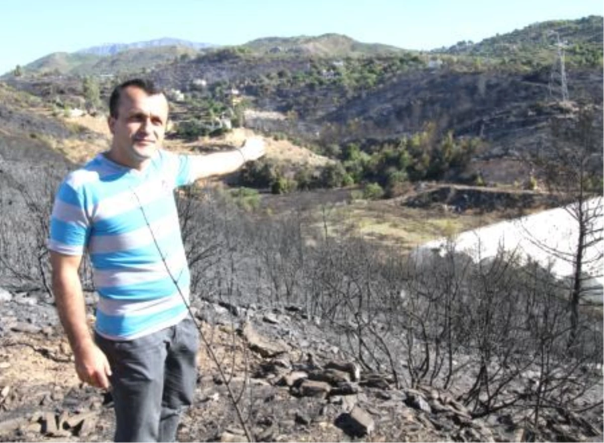 Alanya\'daki Köy Yangını
