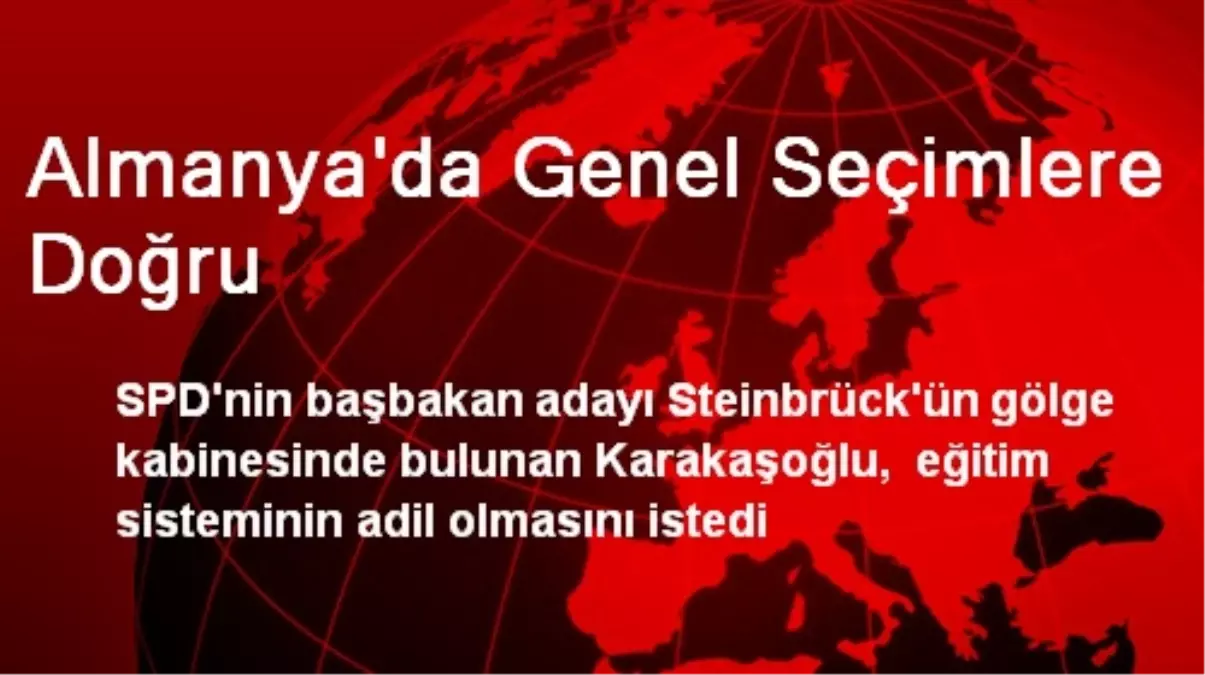 Almanya\'da Genel Seçimlere Doğru