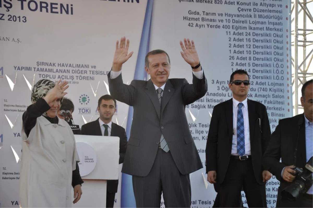 Başbakan Erdoğan Şırnak Şerafettin Elçi Havalimanını Açtı