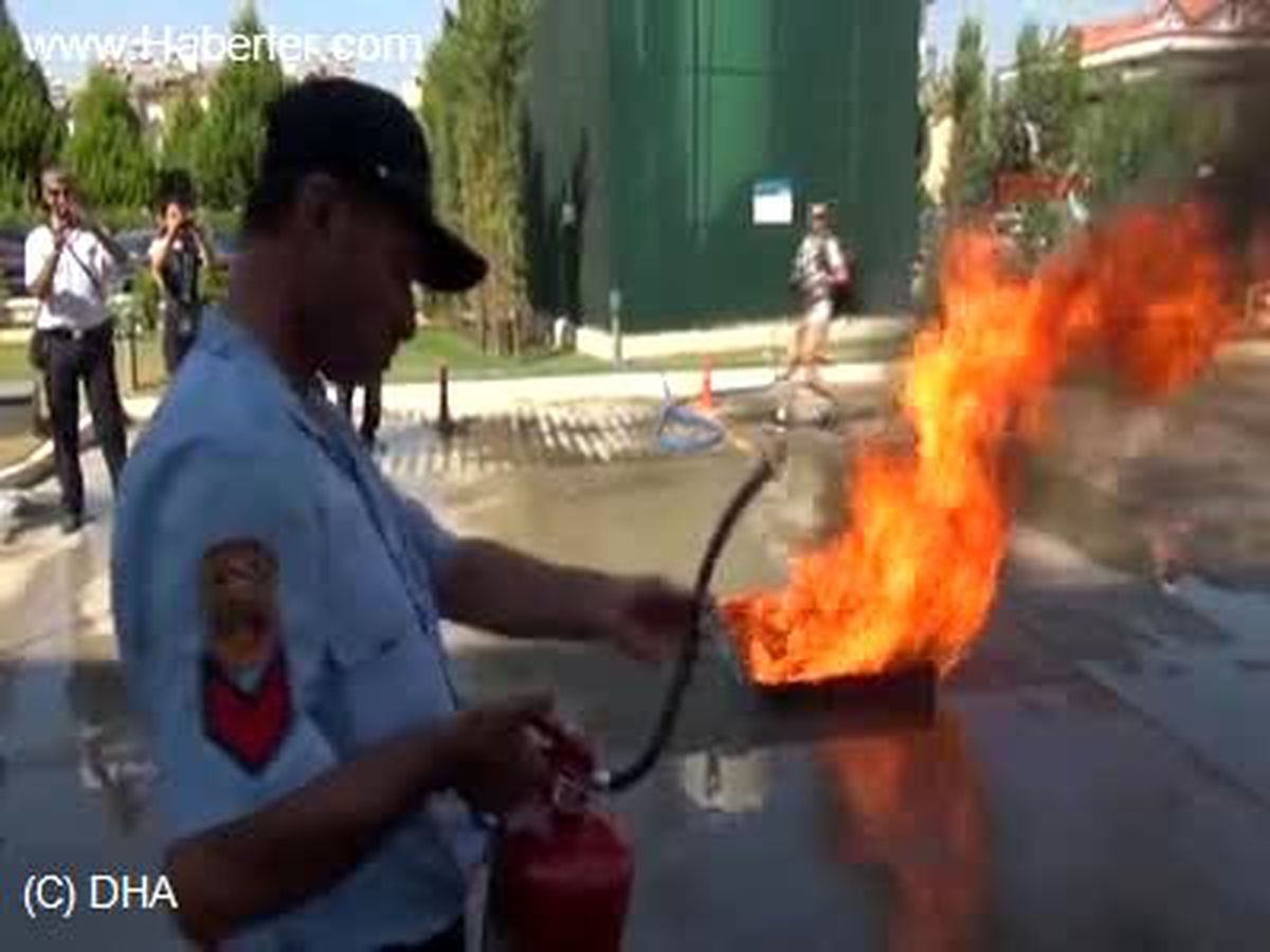 Fethiye\'de Yangın ve Deprem Tatbikatı