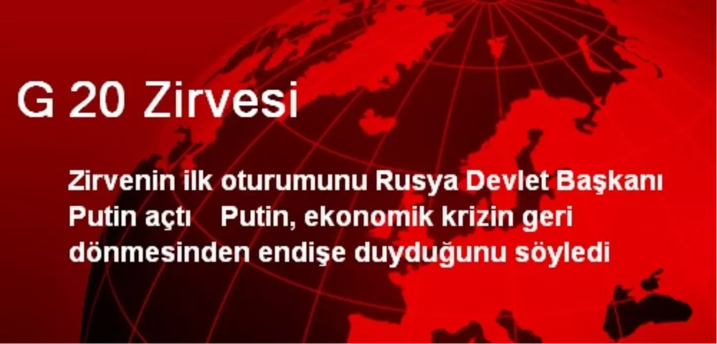 G 20 Zirvesi