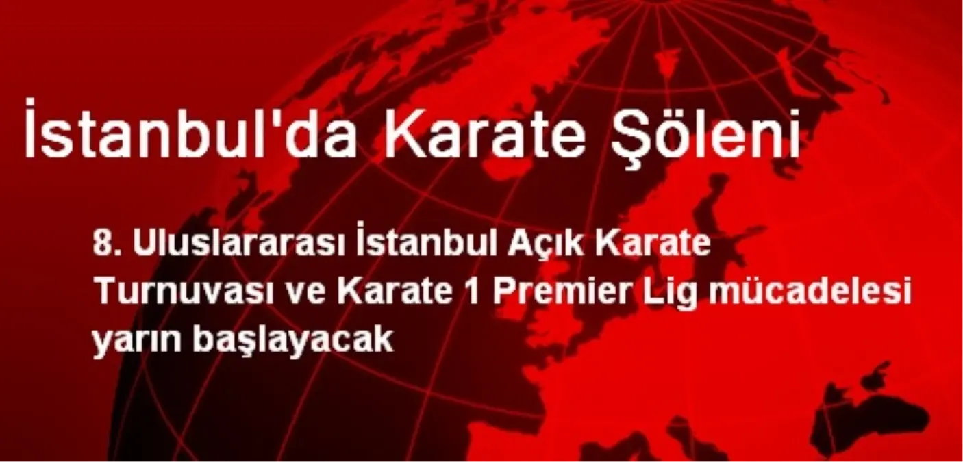 İstanbul\'da Karate Şöleni