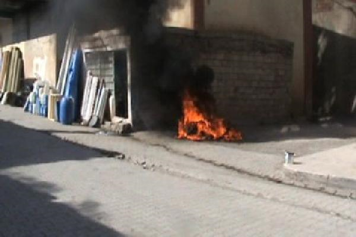 Kaynak Sırasında Alev Alan Motosiklet Kül Oldu