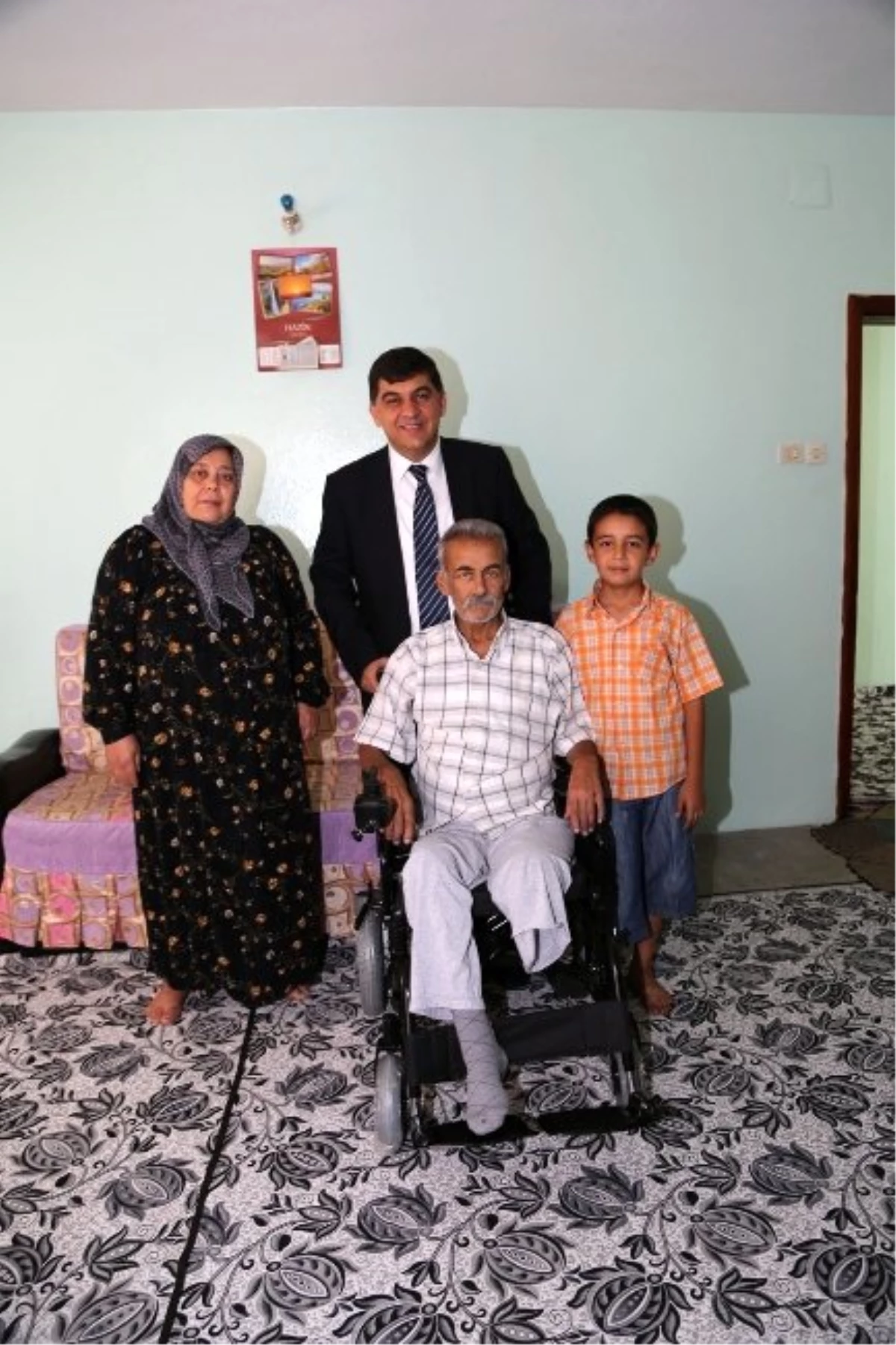 Şehitkamil Belediyesi\'nden Ali Amca\'ya Akülü Tekerlekli Sandalye