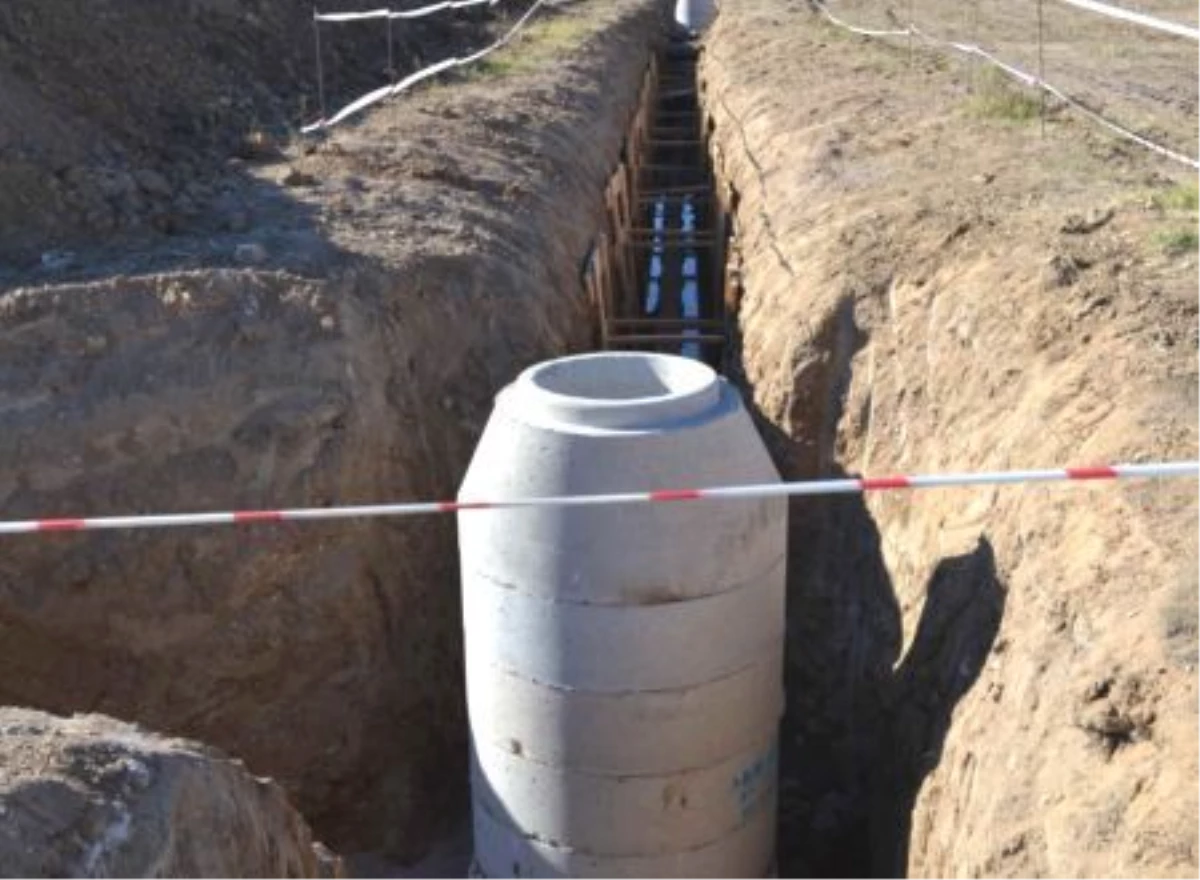 Simav\'da Yenilenen Kanalizasyon İçin Temel Atma Töreni Düzenledi