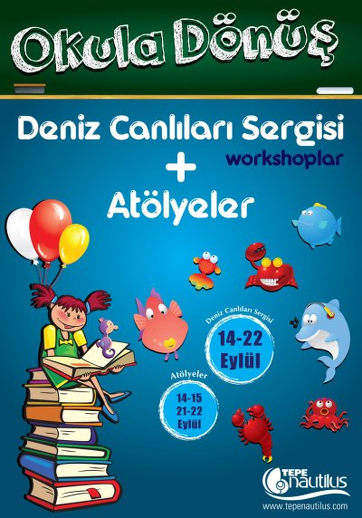 Tepe Nautİlus Çocuklara \'Deniz\'i Anlatacak