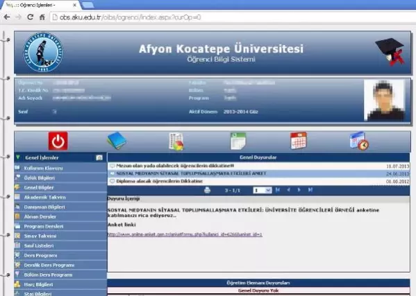 afyon kocatepe universitesi nde fisleme tartismasi