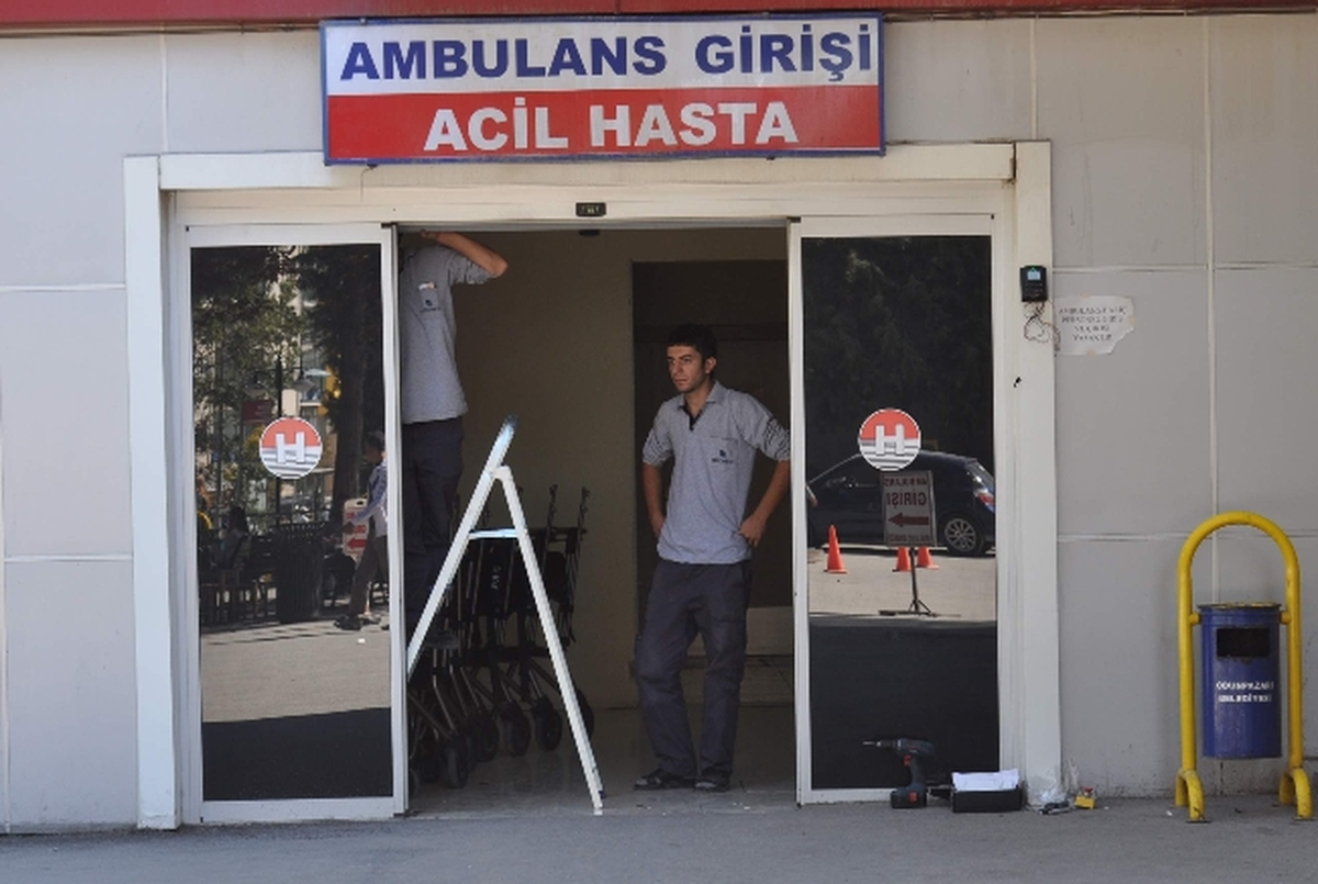 Ambulans Girişine Kartlı Sistem