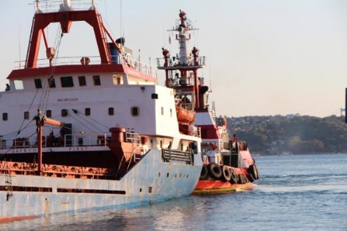 Beykoz\'da Karaya Oturan Gemiyi Kurtarma Çalışmaları Sürüyor