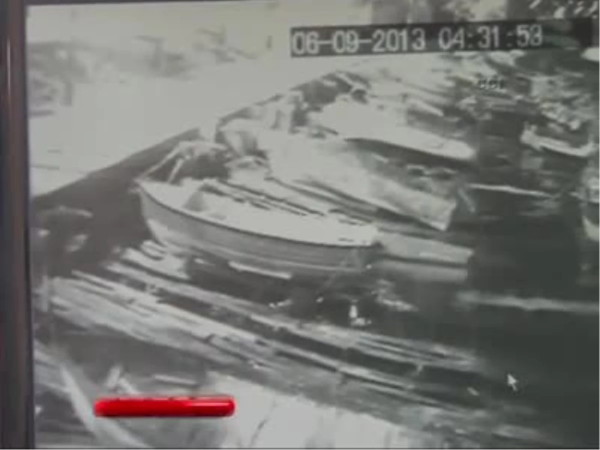 Beykoz\'daki Gemi Kazası Kamerada