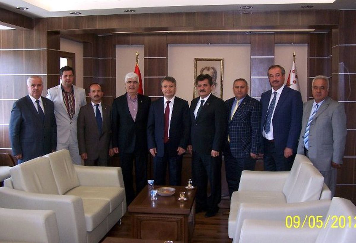 Esnaf Birliği\'nden Eskişehir İl Emniyet Müdürü Şahin\'e Ziyaret