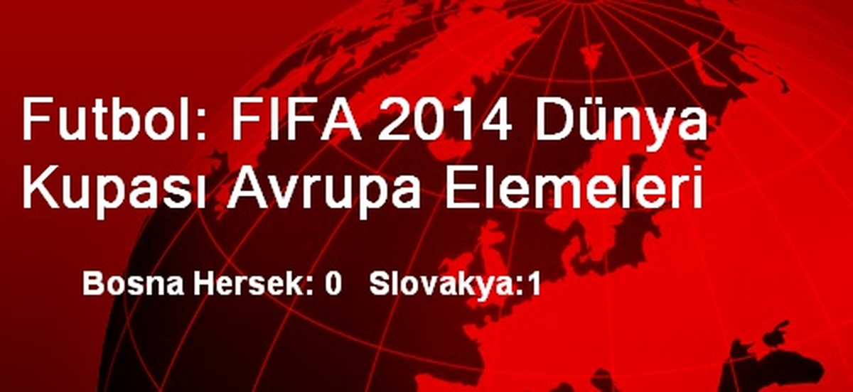 Bosna Hersek, Slovakya\'ya 1-0 Yenildi