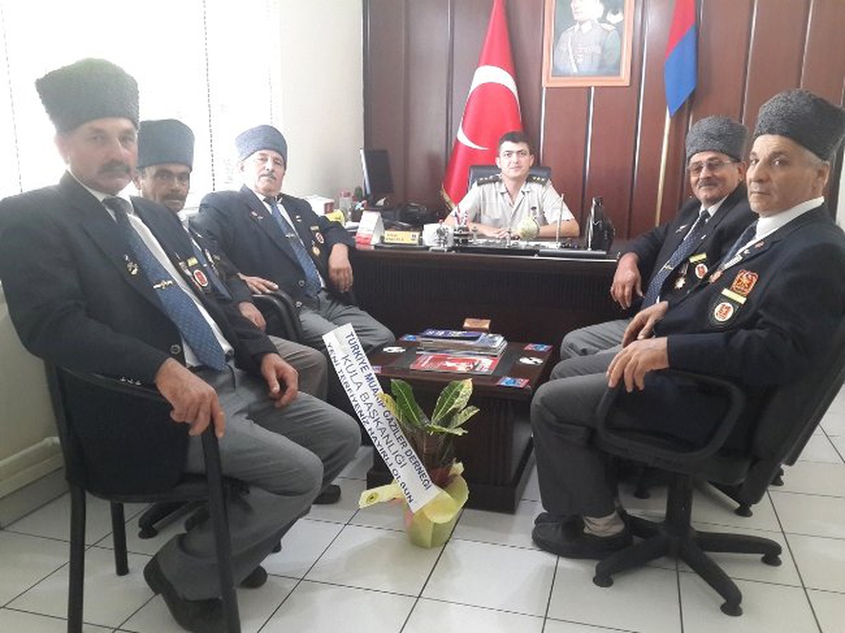 Gaziler Kula İlçe Jandarma Komutanlığını Ziyaret Etti