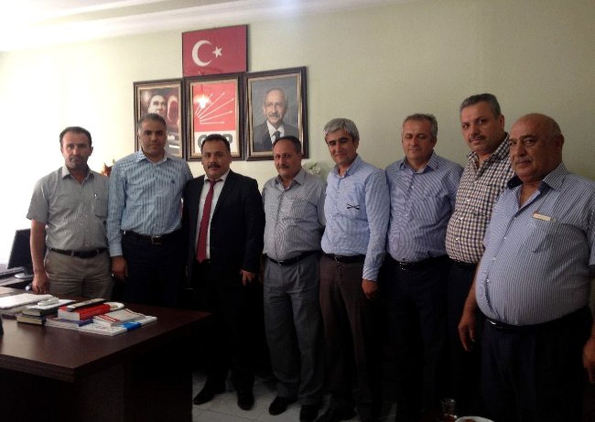 İl Emniyet Müdürü Salmaner\'den CHP\'ye Ziyaret