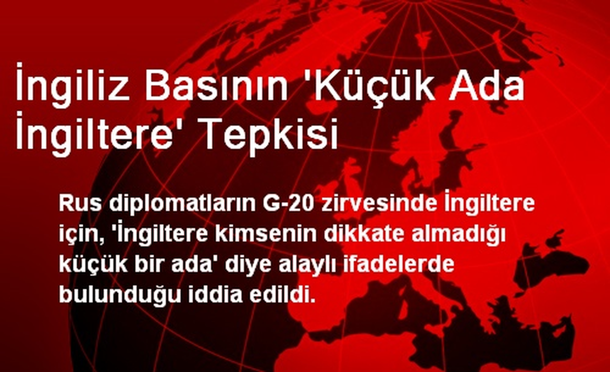 İngiliz Basının \'Küçük Ada İngiltere\' Tepkisi