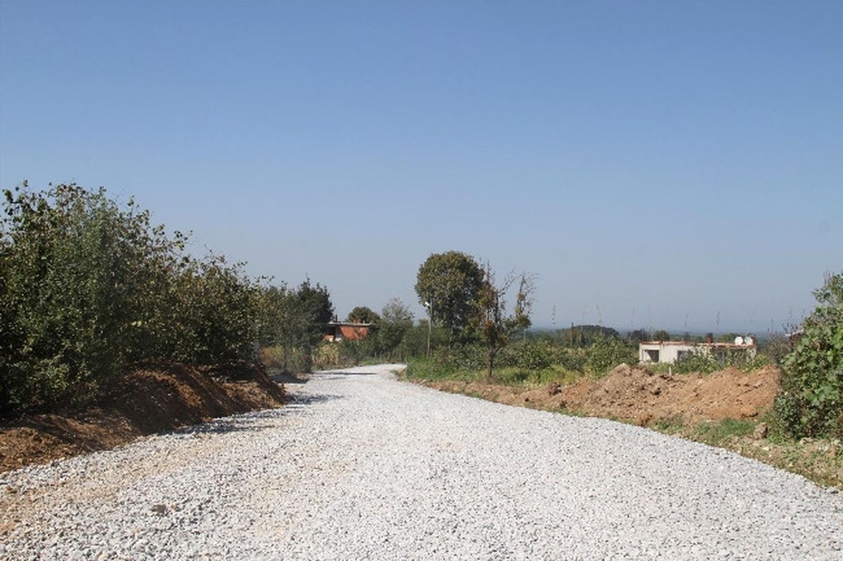 Küçücek\'te 1 Kilometrelik Yol Genişletmesi Tamamlandı