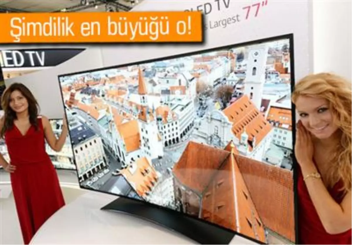 Lg\'den Dünyanın En Büyük Kıvrımlı Oled Tv\'si Yolda