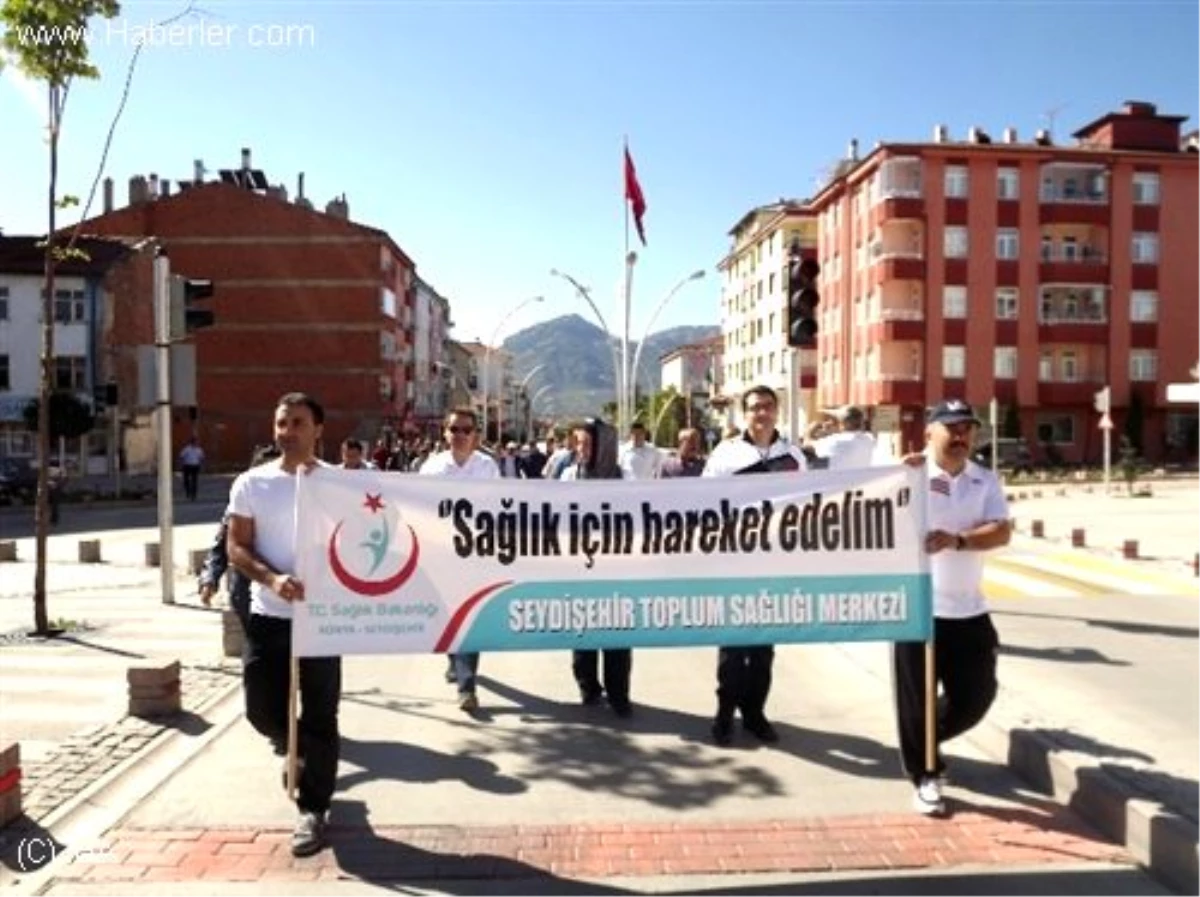 Seydişehir\'de Sağlık Yürüyüşü Düzenlendi