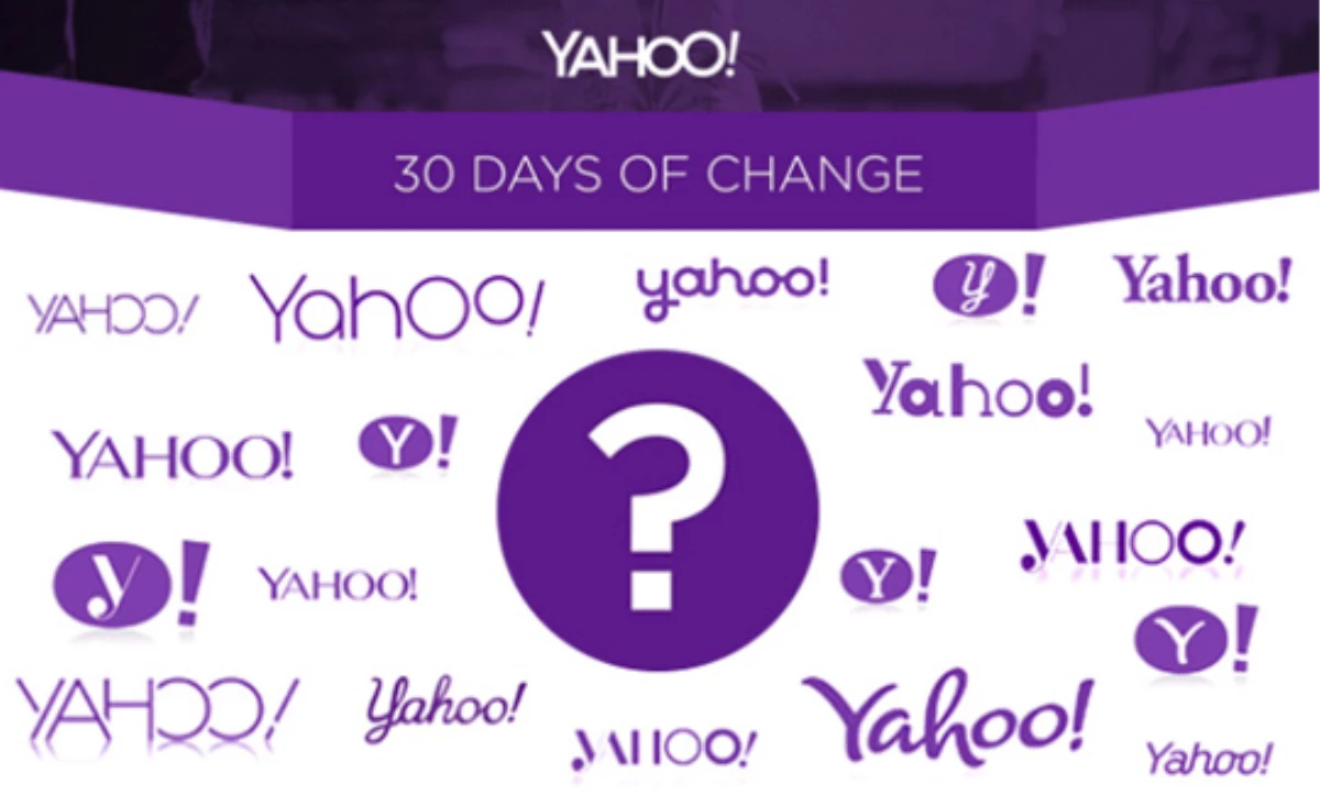 Yahoo Logosunu Değiştirdi