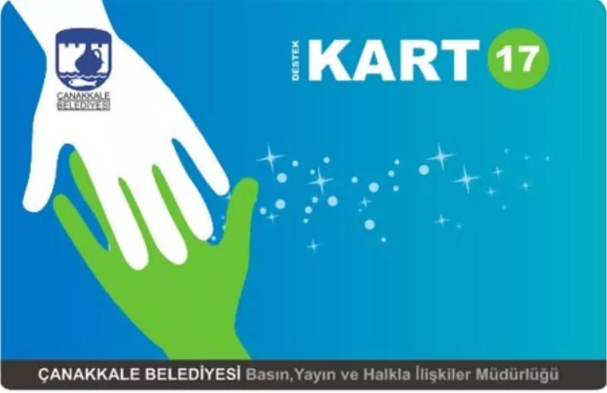 Çanakkale Belediyesinden Destek Kart Çağrısı