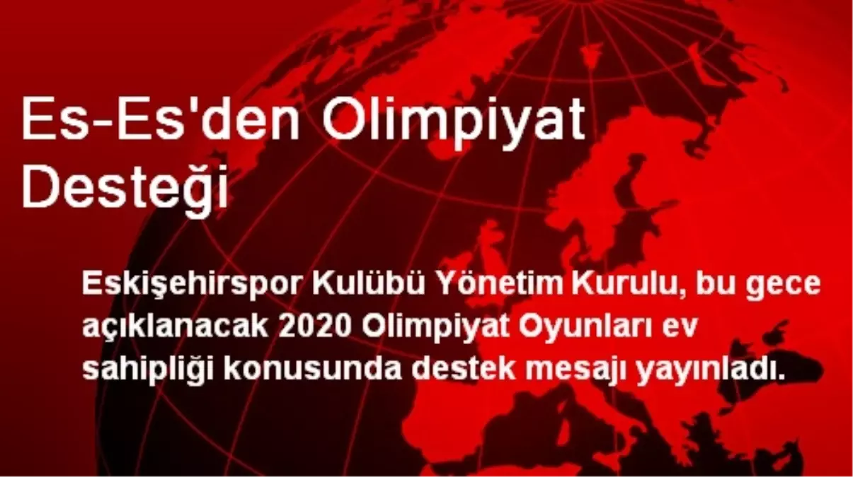 Es-Es\'den Olimpiyat Desteği