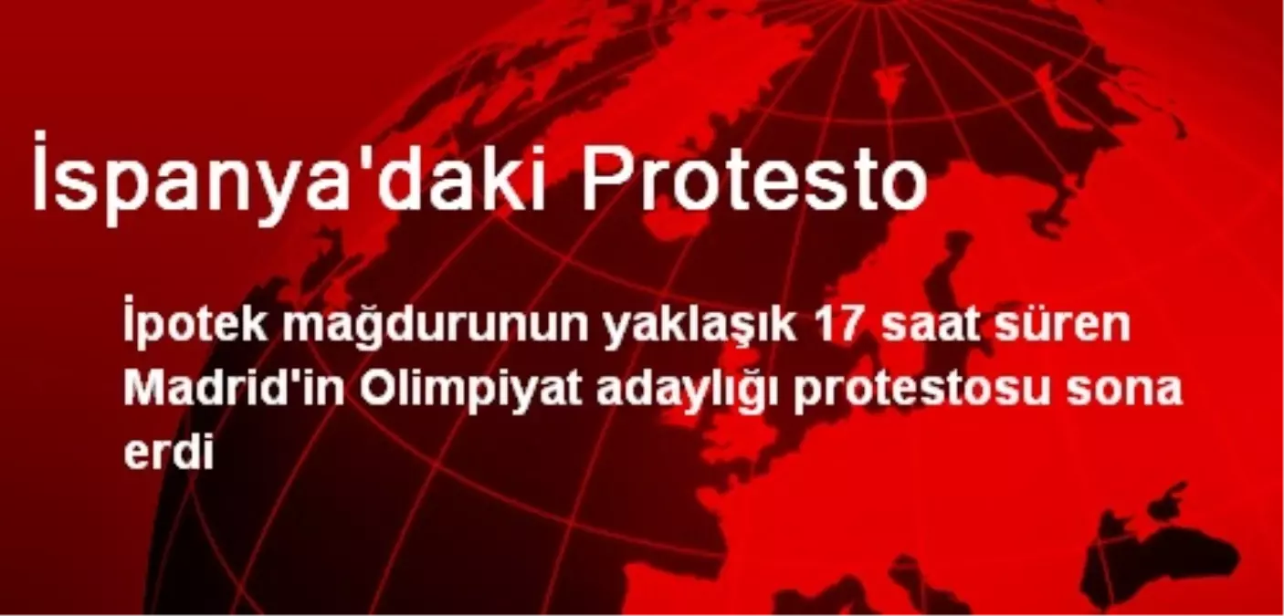 İspanya\'daki Protesto