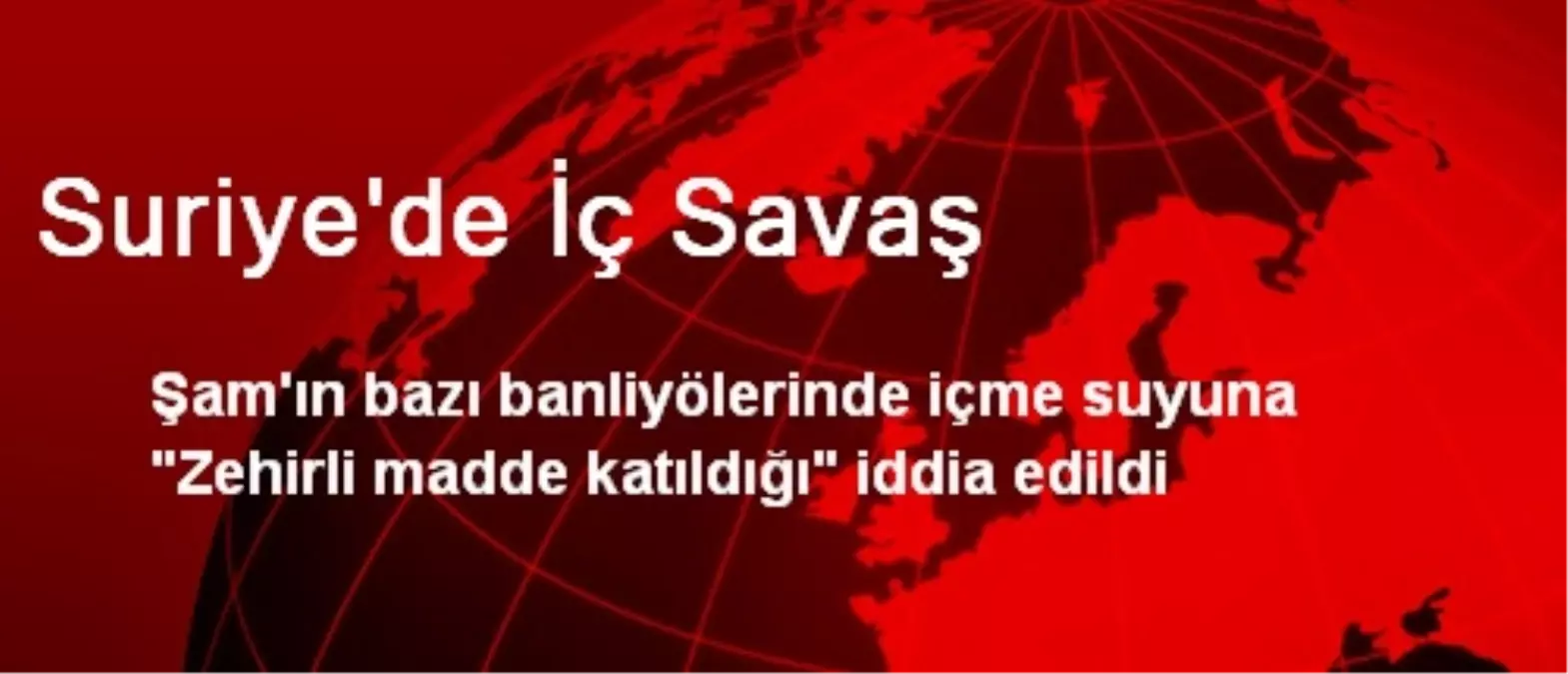 Suriye\'de İç Savaş