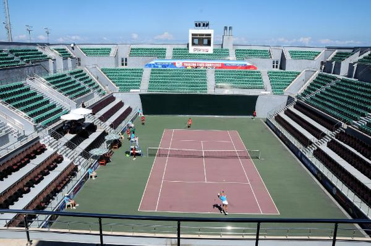 Trabzon Cup Tenis Turnuvasında Tribünler Boş Kaldı