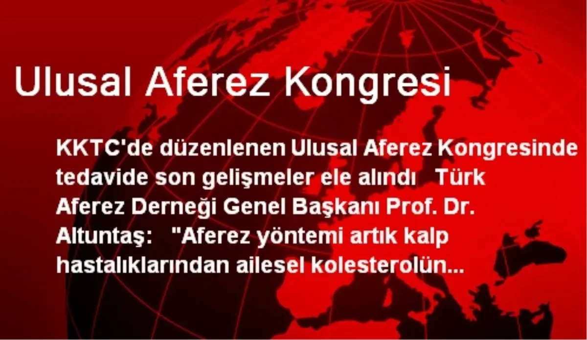 Ulusal Aferez Kongresi