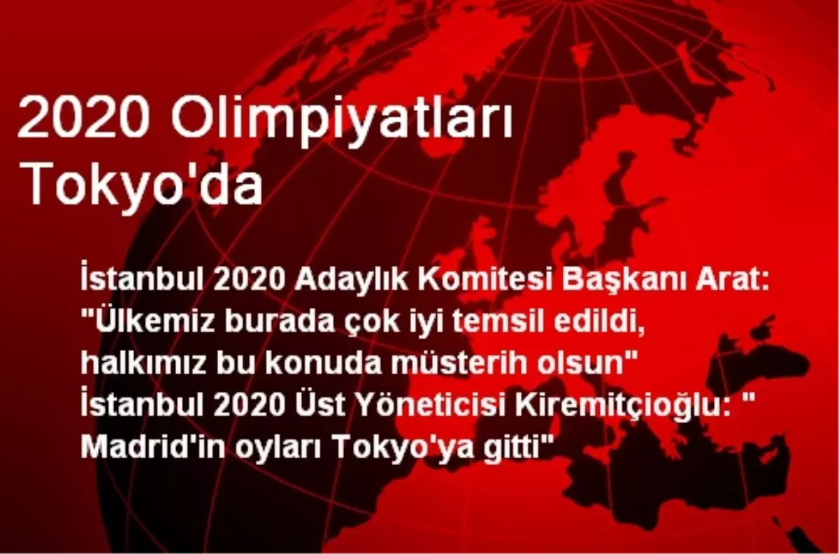 2020 Olimpiyatları Tokyo\'da