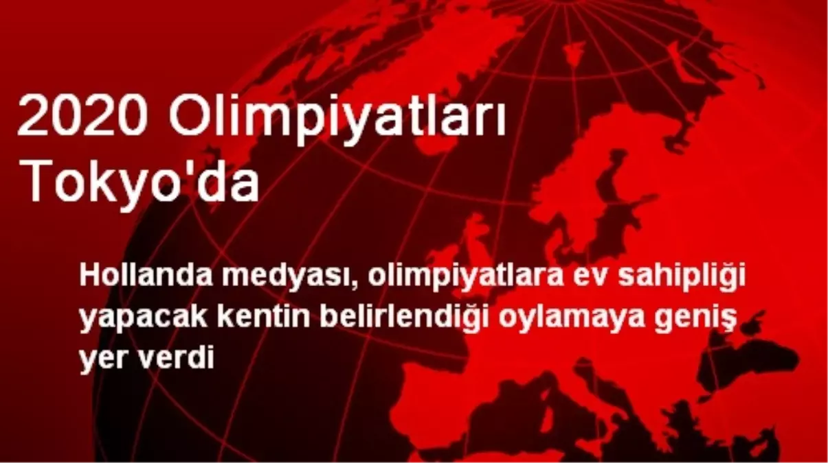 2020 Olimpiyatları Tokyo\'da