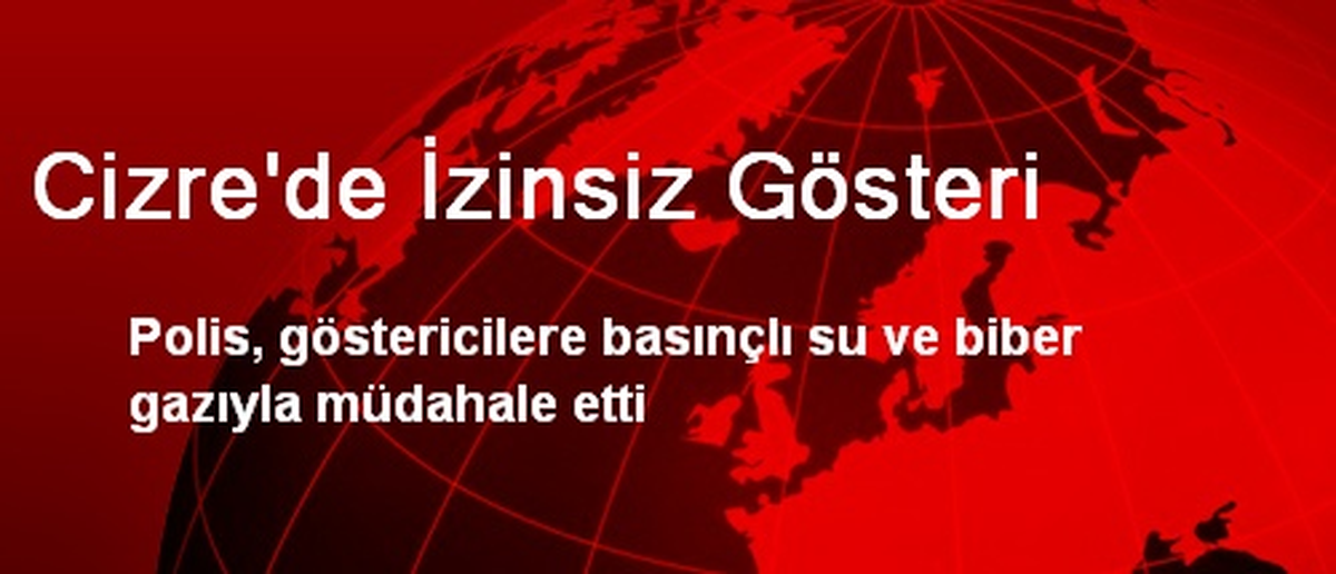 Cizre\'de İzinsiz Gösteri
