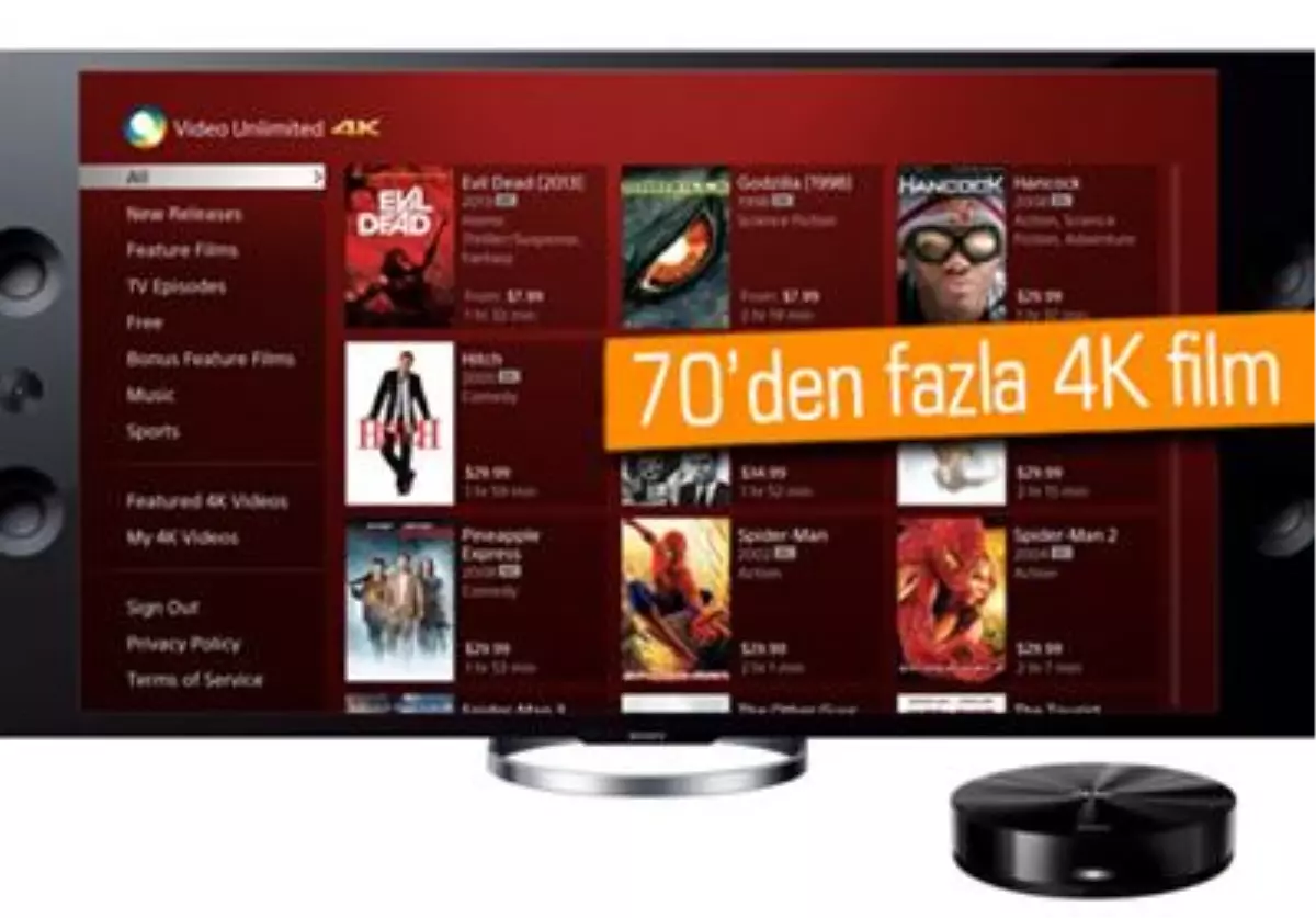 Ifa 2013: Sony, Dünyanın İlk 4k Video Mağazasını Duyurdu