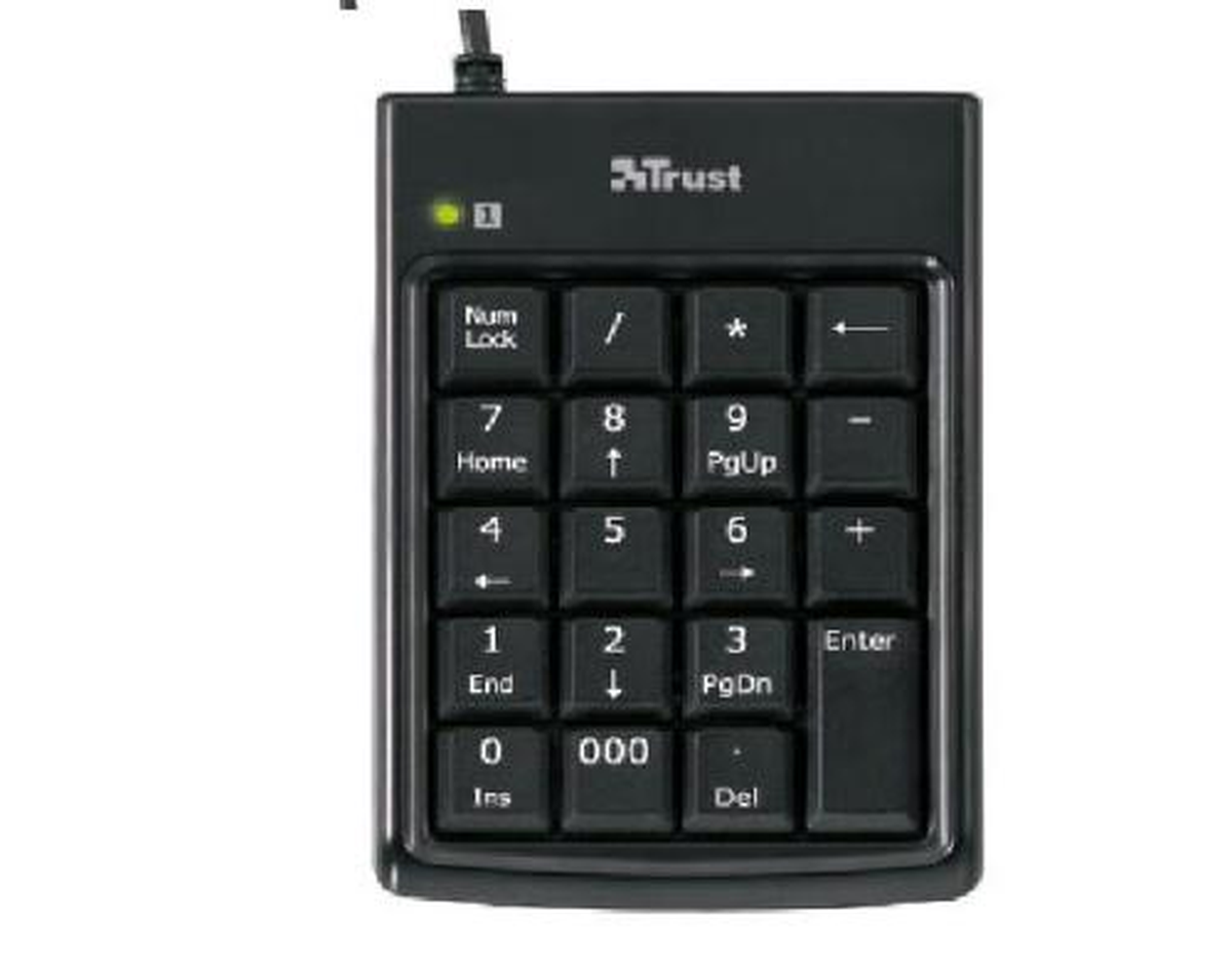 14522 Trust Keypad & Usb Hub Kp-1200p