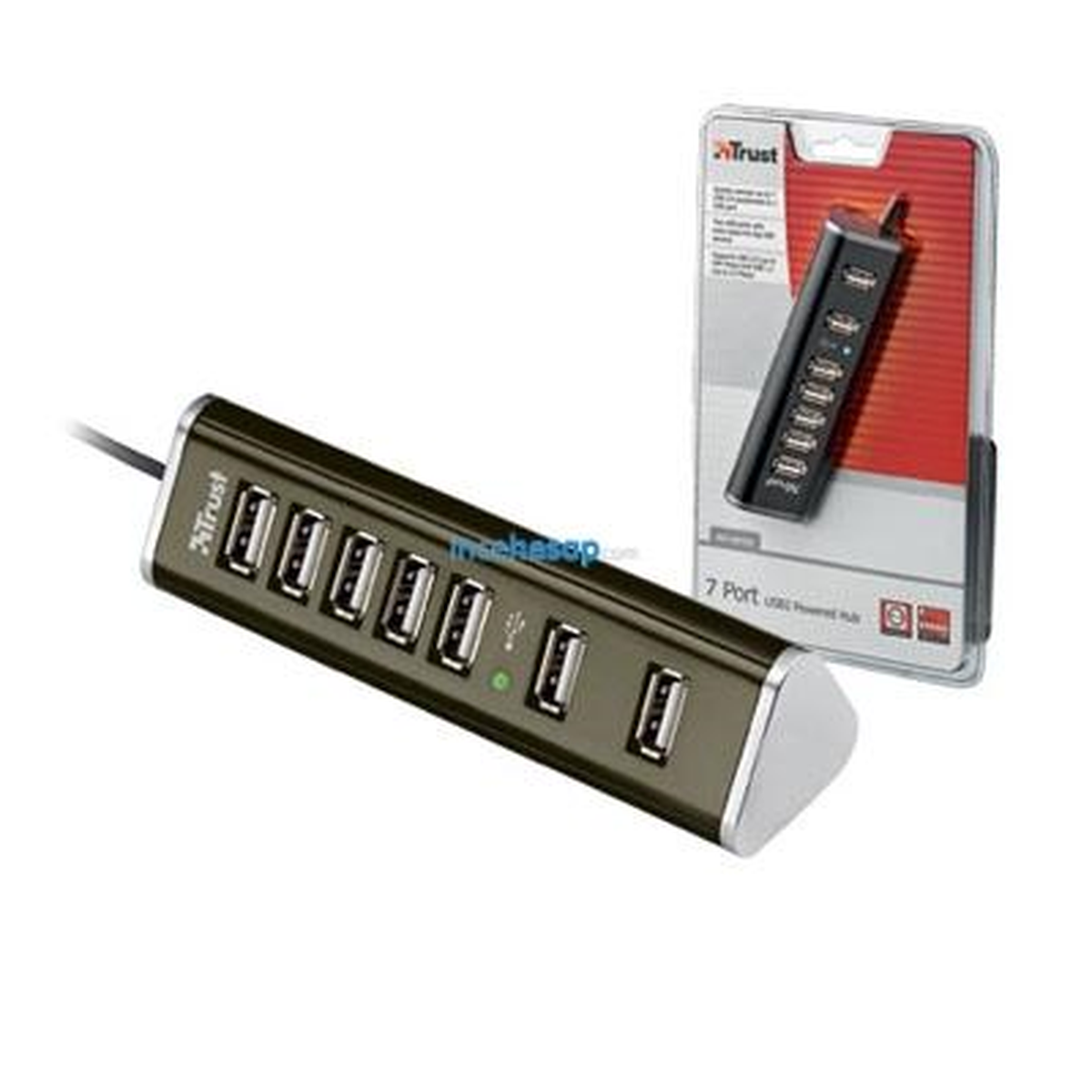 15140 Trust 7 Port Usb2 Powered Hub Hu-5870v