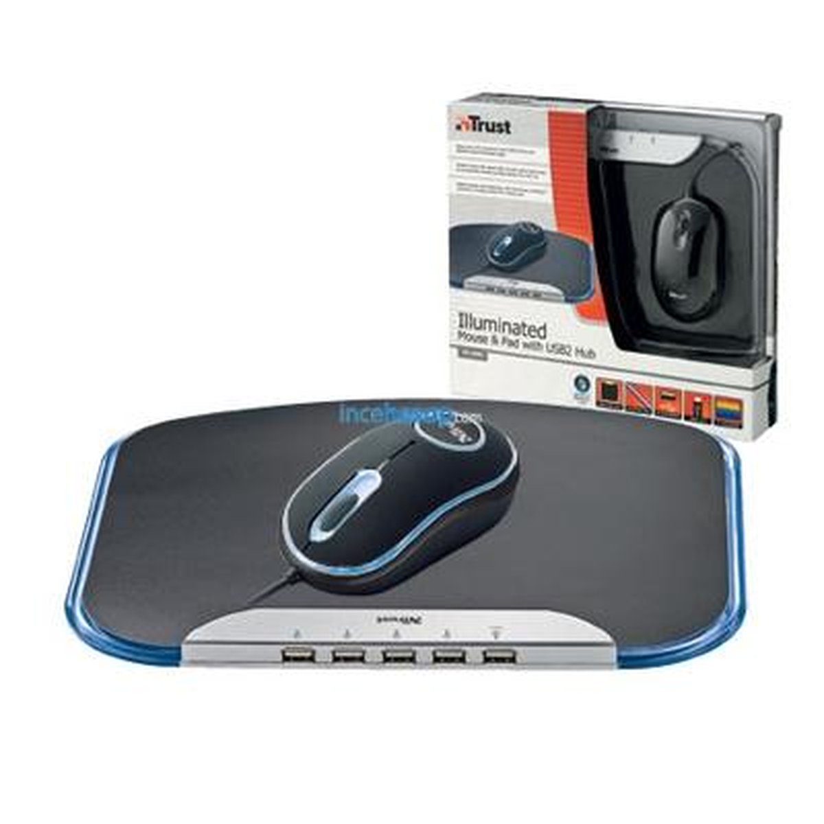 15890 Trust Renkli Mouse&usb Hub Mousepad Hu-4880