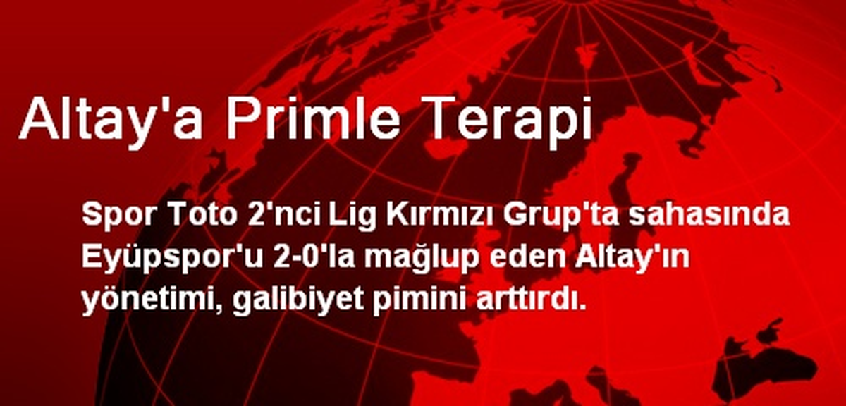 Altay\'a Primle Terapi