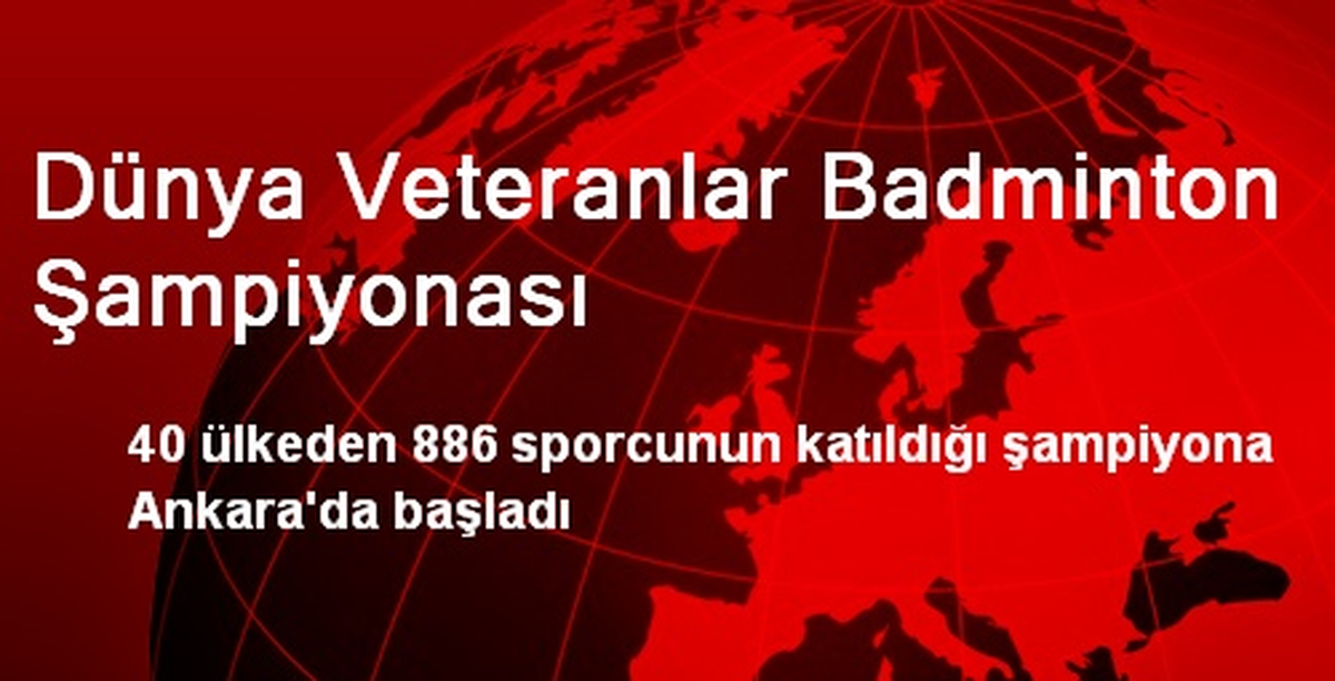 Dünya Veteranlar Badminton Şampiyonası