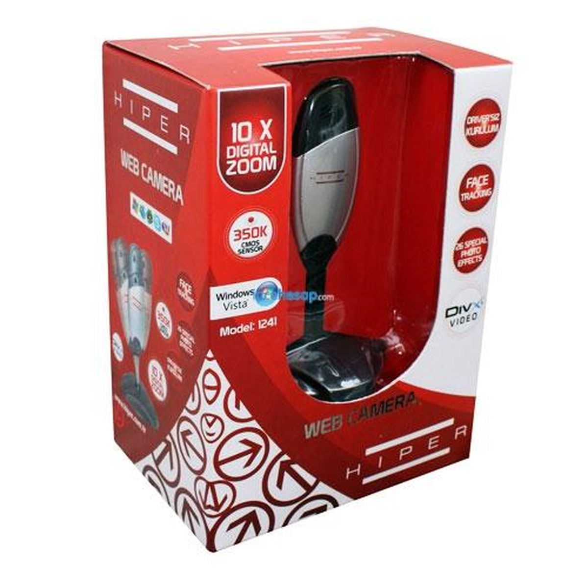 Hiper 1241 12mp-350k Webcam 4 Işık + Mik.driversiz