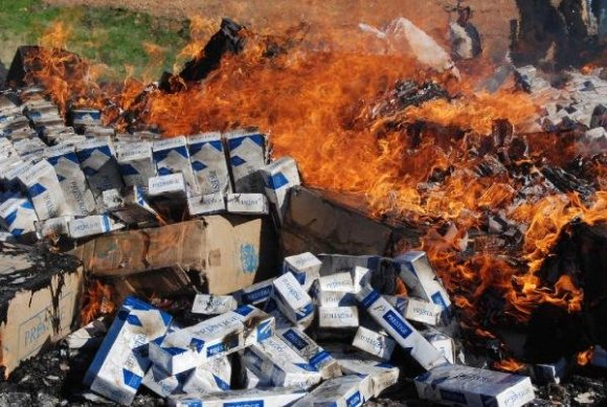 Kayseri\'de 2 Milyon 723 Bin Paket Kaçak Sigara İmha Edildi