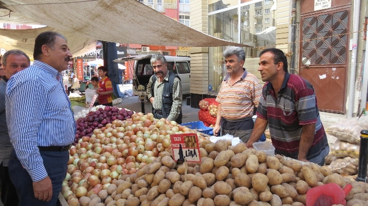 Mesob Başkanı Keskin\'den Pazarcı Esnafına Ziyaret