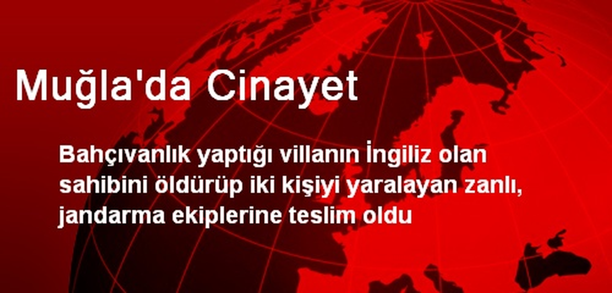 Muğla\'da Cinayet